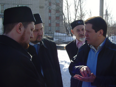 Визит мэра Казани в казанскую мечеть Сулейман