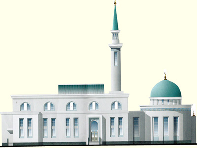 Строительство нового здания татарской мечети Сулейман